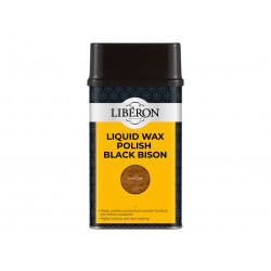 Liberon 126888 Liquid Wax Polish Black Bison Dark Oak 500ml