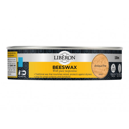 Liberon 126893 Beeswax Paste Antique Pine 150ml