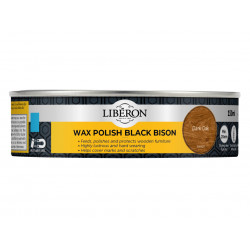 Liberon 126868 Black Bison Wax Paste Dark Oak 150ml
