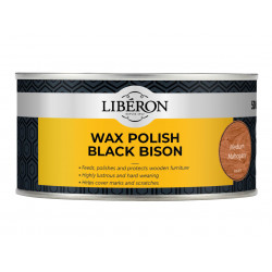 Liberon 126876 Black Bison Wax Paste Medium Mahogany 500ml