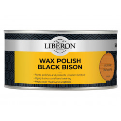 Liberon 126881 Black Bison Wax Paste Victorian Mahogany 500ml
