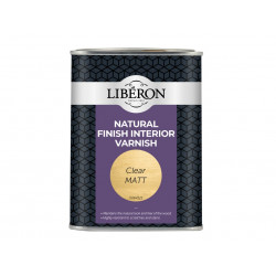 Liberon 126899 Natural Finish Interior Varnish Clear Matt 1 litre