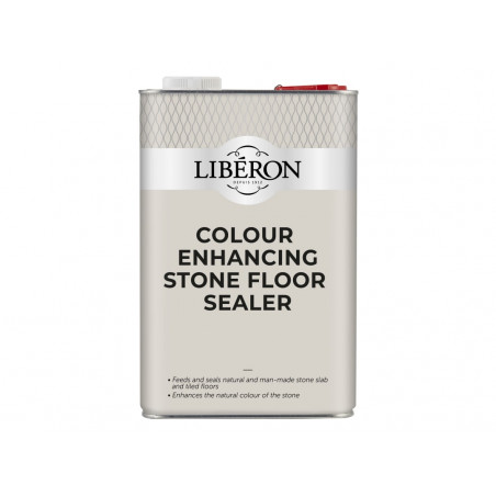 Liberon 126768 Colour Enhancer Stone Floor Sealer 5 litre