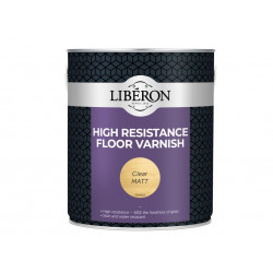 Liberon 024554 High Resistance Floor Varnish Clear Matt 2.5 litre