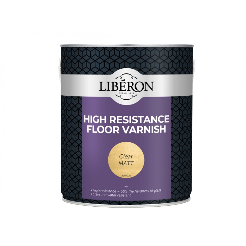 Liberon 024554 High Resistance Floor Varnish Clear Matt 2.5 litre Liberon 024554 High Resistance Floor Varnish Clear Matt 2.5 litre