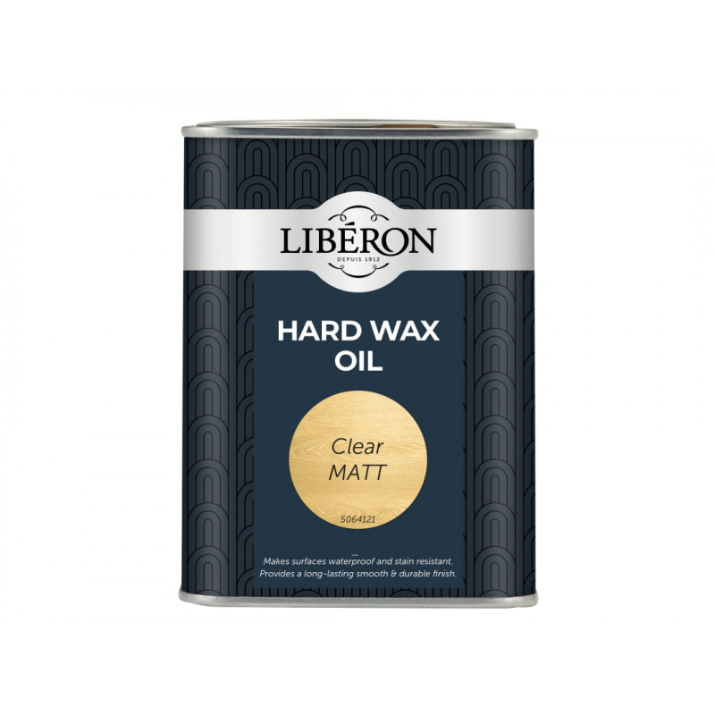 Liberon 104466 Hard Wax Oil Clear Matt 1 litre