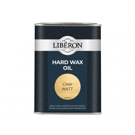 Liberon 104466 Hard Wax Oil Clear Matt 1 litre