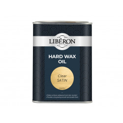 Liberon 104467 Hard Wax Oil Clear Satin 1 litre