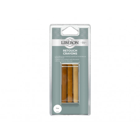 Liberon 126929 Retouch Crayons Pine (3 Pack)