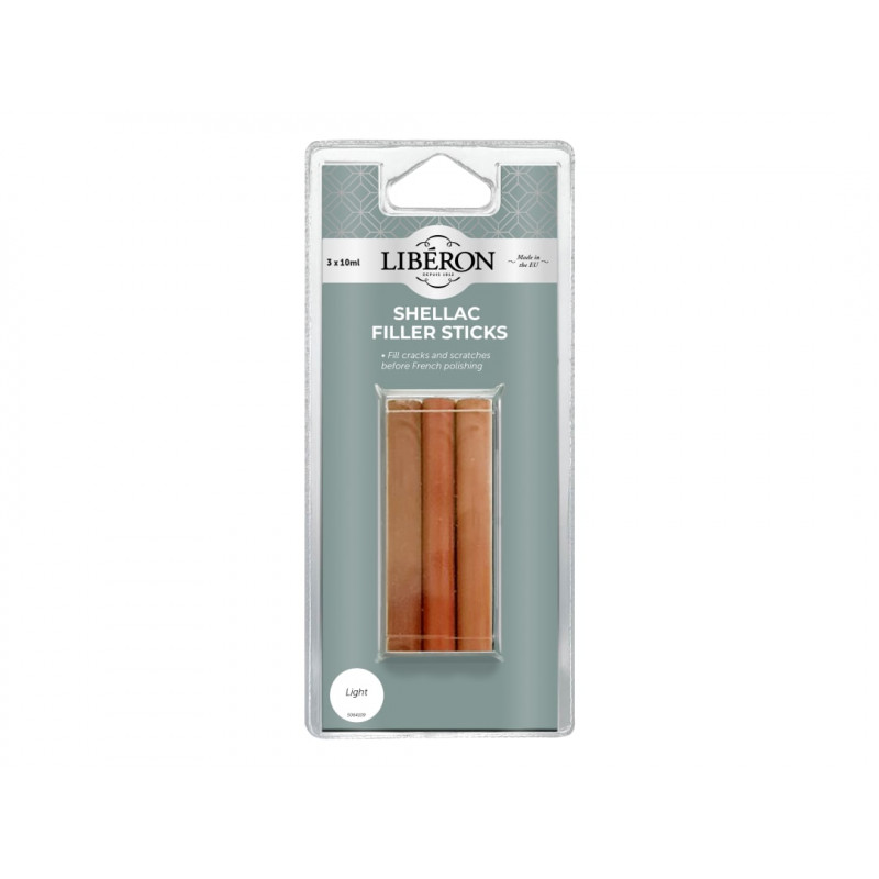 Liberon 126840 Shellac Filler Sticks Light (3 Pack)