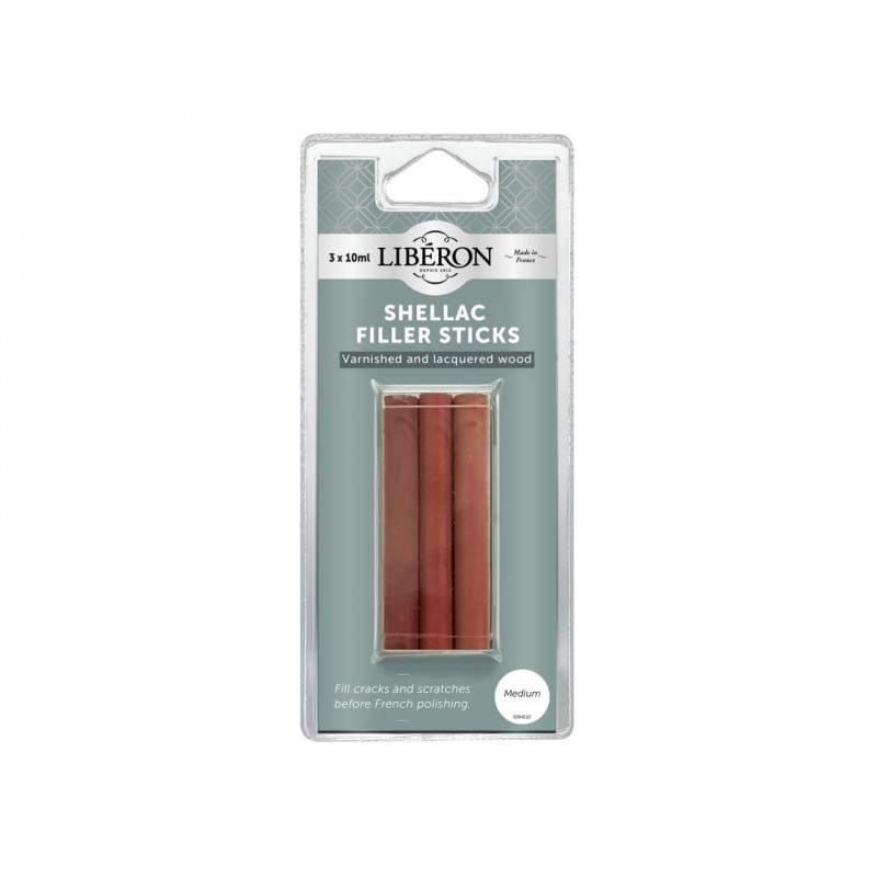 Liberon 126841 Shellac Filler Sticks Medium (3 Pack)