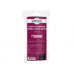 Liberon 126931 Steel Wool Grade 0000 Ultra Fine 4 x 7g
