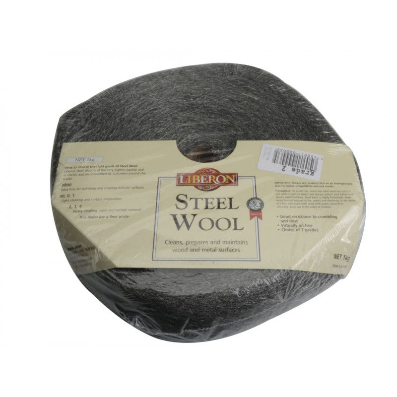Liberon 015077 Steel Wool Grade 2 1kg Liberon 015077 Steel Wool Grade 2 1kg