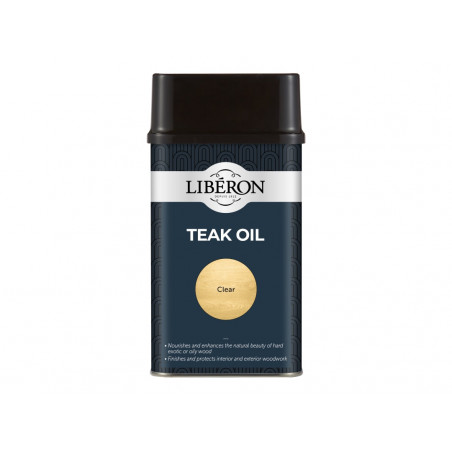 Liberon 014633 Teak Oil with UV Filters 500ml