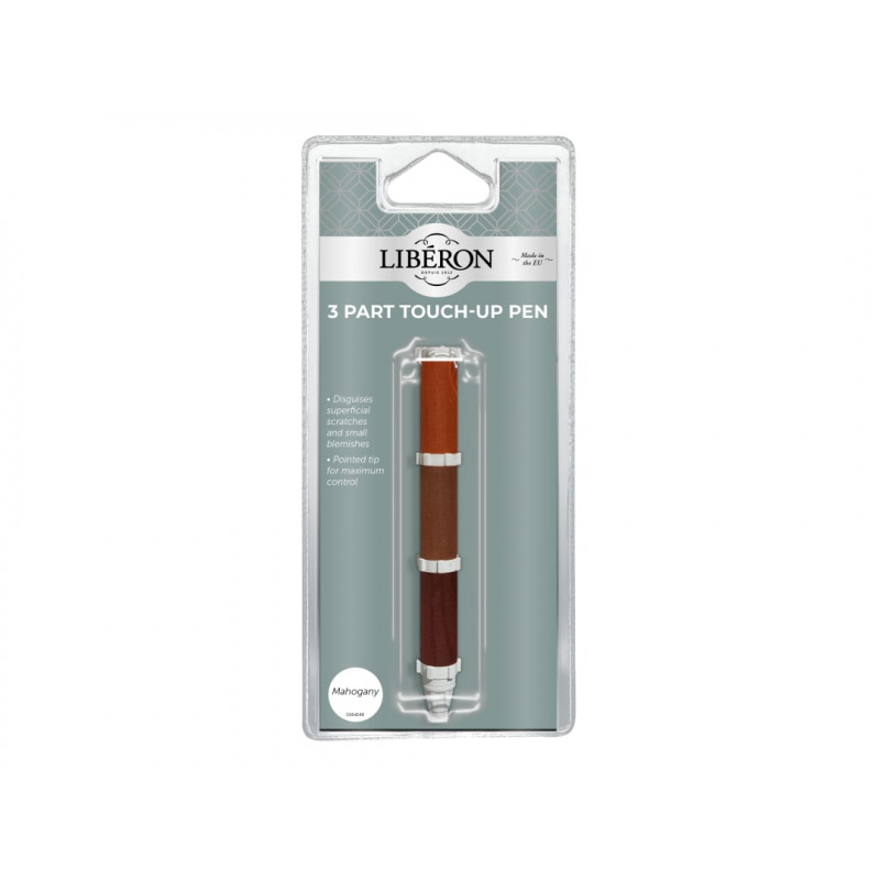 Liberon 126911 3 Part Touch-Up Pen Mahogany