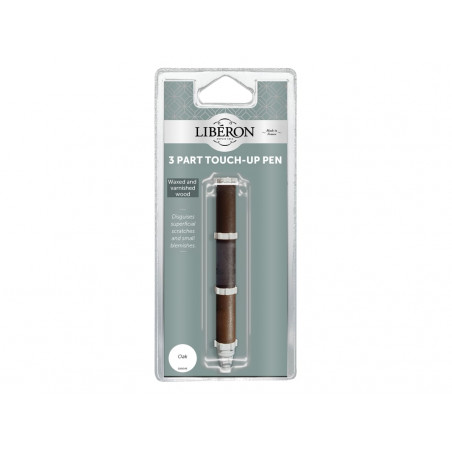 Liberon 126912 3 Part Touch-Up Pen Oak