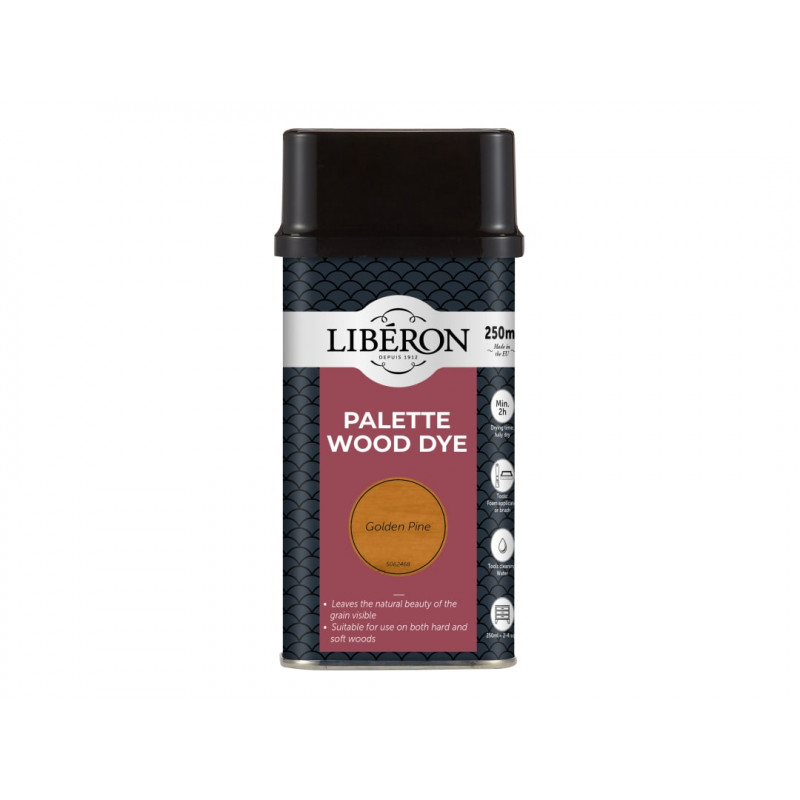 Liberon 126730 Palette Wood Dye Golden Pine 250ml