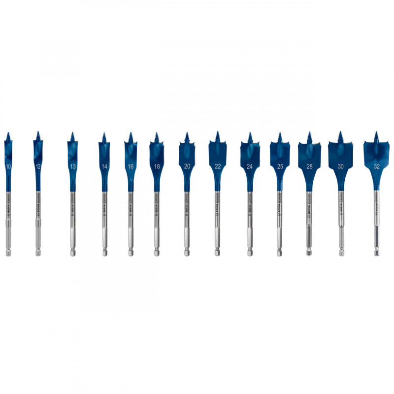 Bosch 2608900336 EXPERT Self Cut Speed Spade Drill Bit Set (13 Piece) Bosch 2608900336 EXPERT Self Cut Speed Spade Drill Bit Set (13 Piece)