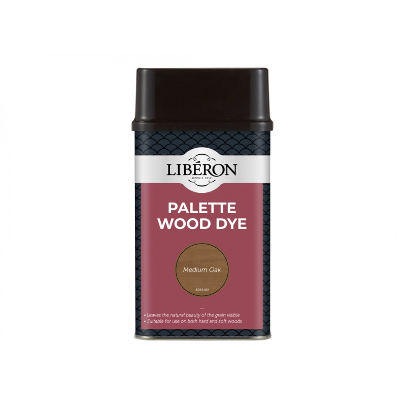 Liberon 126745 Palette Wood Dye Medium Oak 500ml