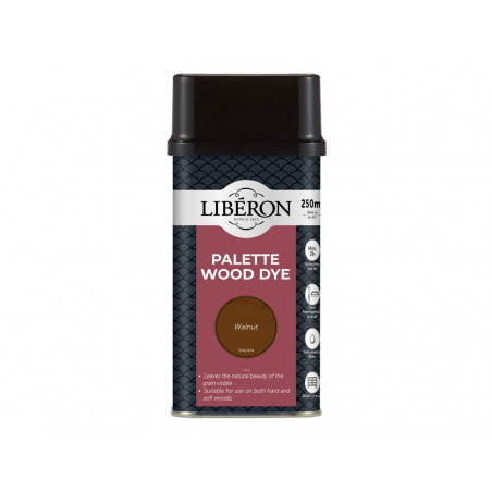 Liberon 126736 Palette Wood Dye Walnut 250ml