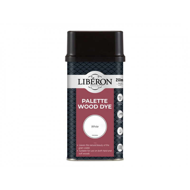 Liberon 126726 Palette Wood Dye White 250ml Liberon 126726 Palette Wood Dye White 250ml