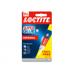 Loctite 3019687 Super Glue Original Tube 3g + 50% Extra Free