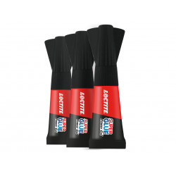 Loctite 2642101 Super Glue Power Gel Mini Tube Trio 3 x 1g