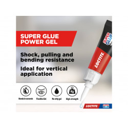 Loctite 3019685 Super Glue Power Gel Tube 3g