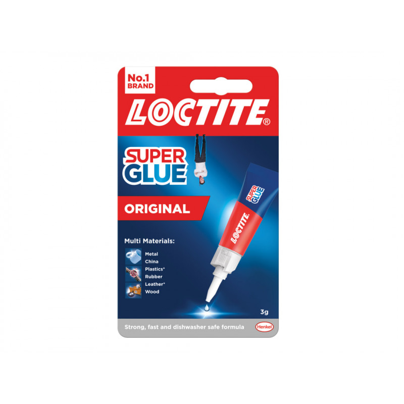 Loctite 3019686 Super Glue Original Tube 3g Loctite 3019686 Super Glue Original Tube 3g