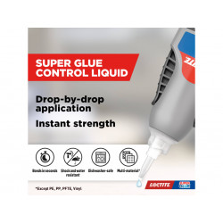 Loctite 3011426 Super Glue Liquid Control Bottle 4g