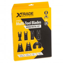 XTrade MBMWSET-8 Multi-Tool Blades for Wood & Metal (Pack of 8)