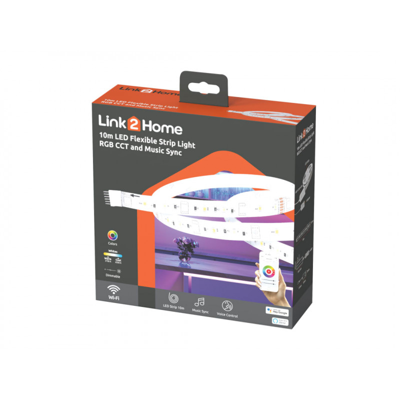 Link2Home L2H-10MSTRIP Flexible LED Light Strip 10m Link2Home L2H-10MSTRIP Flexible LED Light Strip 10m