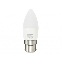 Link2Home L2HB225W Wi-Fi LED BC (B22) Opal Candle Dimmable Bulb, White + RGB 470 lm 5.5W