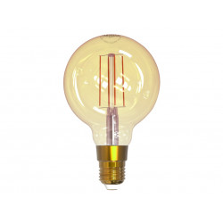 Link2Home L2HFE27L6W Wi-Fi LED ES (E27) Balloon Filament Dimmable Bulb, White 470 lm 5.5W