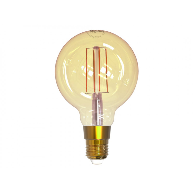 Link2Home L2HFE27L6W Wi-Fi LED ES (E27) Balloon Filament Dimmable Bulb, White 470 lm 5.5W Link2Home L2HFE27L6W Wi-Fi LED ES (E27) Balloon Filament Dimmable Bulb, White 470 lm 5.5W