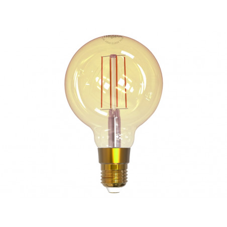 Link2Home L2HFE27L6W Wi-Fi LED ES (E27) Balloon Filament Dimmable Bulb, White 470 lm 5.5W