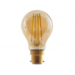 Link2Home L2HFEB225W Wi-Fi LED BC (B22) GLS Filament Dimmable Bulb, White 470 lm 4.5W