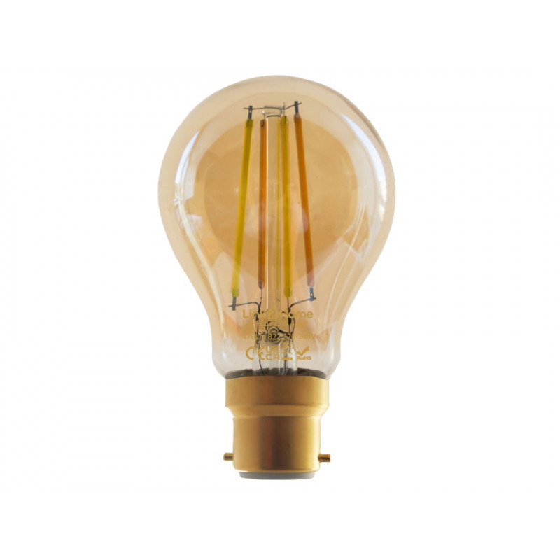 Link2Home L2HFEB225W Wi-Fi LED BC (B22) GLS Filament Dimmable Bulb, White 470 lm 4.5W Link2Home L2HFEB225W Wi-Fi LED BC (B22) GLS Filament Dimmable Bulb, White 470 lm 4.5W