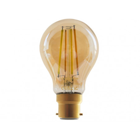 Link2Home L2HFEB225W Wi-Fi LED BC (B22) GLS Filament Dimmable Bulb, White 470 lm 4.5W