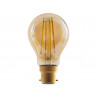 Link2Home L2HFEB225W Wi-Fi LED BC (B22) GLS Filament Dimmable Bulb, White 470 lm 4.5W