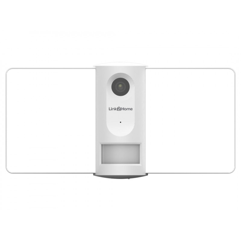 Link2Home L2H-FLOODCAM2WH Outdoor Smart Floodlight Camera 2K 4MP White