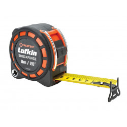Crescent Lufkin® L1125CME2 Shockforce Dual-Sided Tape 8m/26ft (Width 30mm)