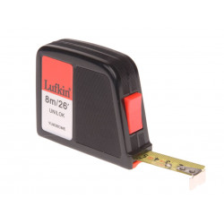 Crescent Lufkin® T0061283811 YU838CME Unilok Pocket Tape 8m/26ft (Width 19mm)