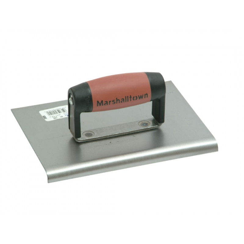 Marshalltown M120D Cement Edger Straight End Durasoft Handle 8 x 6in Marshalltown M120D Cement Edger Straight End Durasoft Handle 8 x 6in