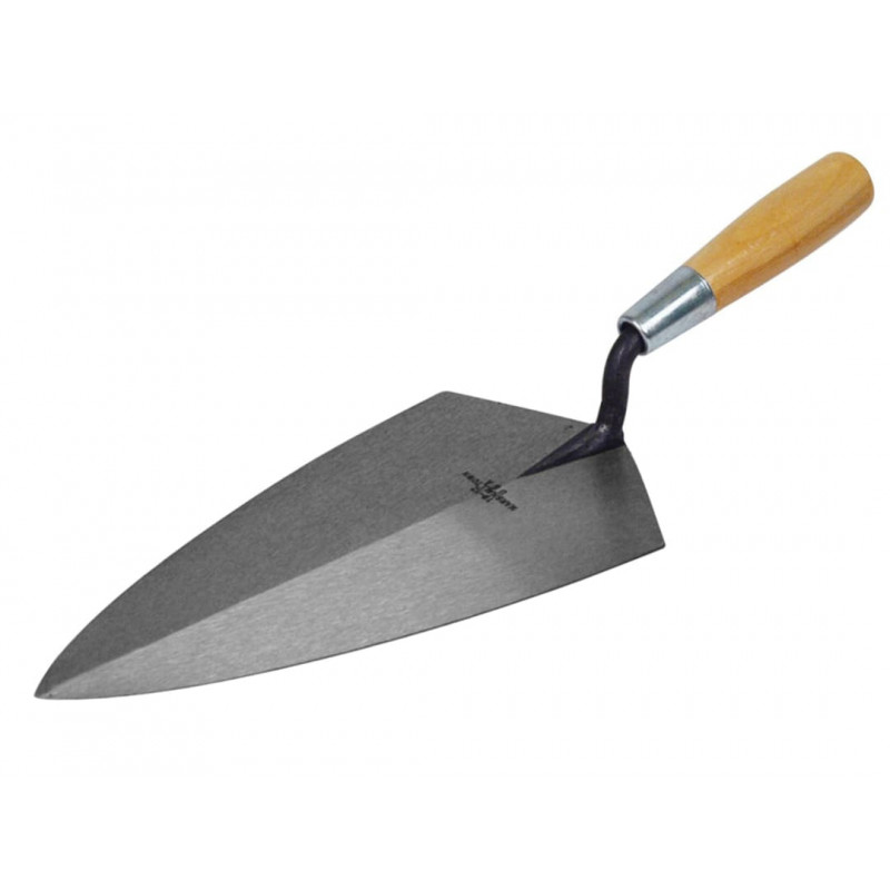 Marshalltown M1912 19 Philadelphia Pattern Brick Trowel Wooden Handle 12in Marshalltown M1912 19 Philadelphia Pattern Brick Trowel Wooden Handle 12in