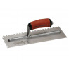 Marshalltown M702SD Notched Trowel Square 1/4in DuraSoft® Handle 11 x 4.1/2in