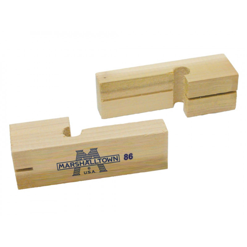 Marshalltown M86 86 Hardwood Line Blocks (Pack 2) Marshalltown M86 86 Hardwood Line Blocks (Pack 2)