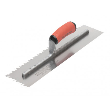 Marshalltown MLF1416SD LayFlat 6mm Notch Trowel 16 x 4in