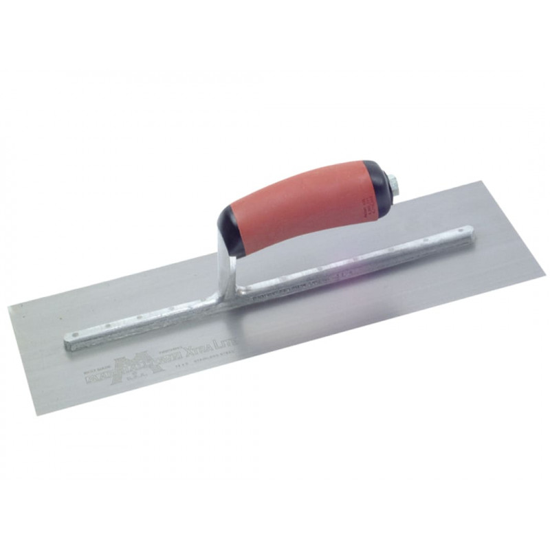 Marshalltown MPB13SSD Pre-Worn PermaShape® Finishing S/S Trowel DuraSoft® Handle 13 x 5in Marshalltown MPB13SSD Pre-Worn PermaShape® Finishing S/S Trowel DuraSoft® Handle 13 x 5in