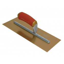 Marshalltown MPB1GSD Pre-Worn PermaShape® Finishing Gold S/S Trowel DuraSoft® 11 x 4.1/2in